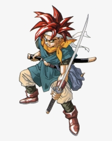 Concept Art Of Crono From Chrono Trigger By Akira Toriyama - Chrono Trigger Png, Transparent Png, Transparent PNG