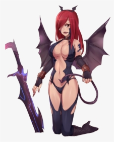 Fairy Tail Erza Succubus, HD Png Download, Transparent PNG