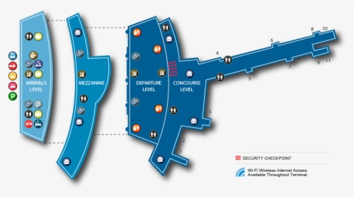 Jfk Terminal 1 Map - Aeroport Jfk Terminal 1, HD Png Download, Transparent PNG