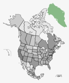 Maps Clipart Map America - North America Provinces And States, HD Png Download, Transparent PNG