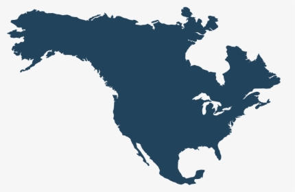 North America Map Gray, HD Png Download, Transparent PNG