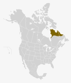 Transparent Atlas Clipart - Canadian Shield North America Map, HD Png Download, Transparent PNG