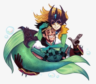 #leagueoflegends #fanart #nami #dravenpic - Draven Fanart, HD Png Download, Transparent PNG