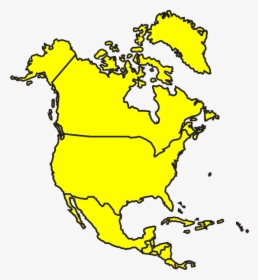 Clip Art Trisa Moorddiner Co Clip - Outline North America Map, HD Png Download, Transparent PNG