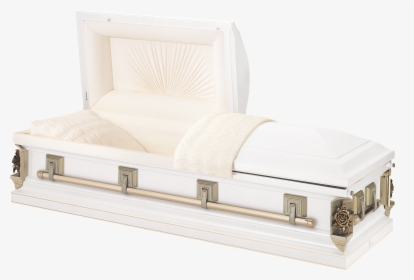 White And Gold Casket Batesville, HD Png Download, Transparent PNG