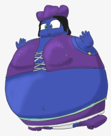 Robin Blueberry By Juacoproductionsarts - One Piece Nico Robin Inflation, HD Png Download, Transparent PNG