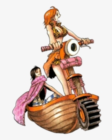 Nami & Robin From Chapter 401 Color Spread , Png Download - Nami Transparent One Piece Colorspread, Png Download, Transparent PNG