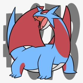 373 Salamence - Cartoon, HD Png Download, Transparent PNG