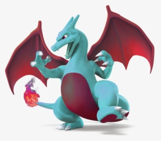 Charizard Salamence Ssb4 , Png Download - Super Smash Bros Wii U Charizard, Transparent Png, Transparent PNG