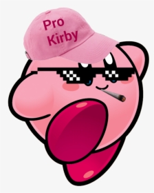 one Punched A Fusion Of Slenderman, Weegee, Goko, - Kirby Nintendo Art, HD Png Download, Transparent PNG