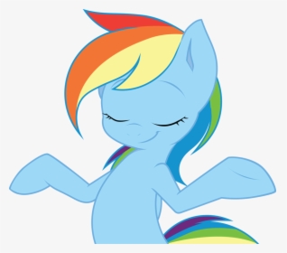 My Little Pony - Rainbow Dash I Dunno, HD Png Download, Transparent PNG