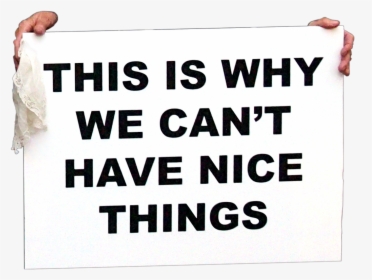 No Nice Things Trans Back - Poster, HD Png Download, Transparent PNG