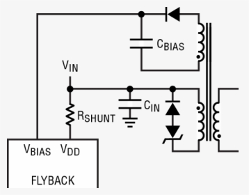 Flyback 3rd Winding Circuitry - Lm317 Voltage Regulator Negatif, HD Png Download, Transparent PNG