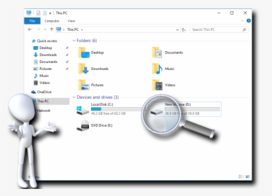 Tag A Folder In Windows 10 - Direct Access Icon Windows 10, HD Png Download, Transparent PNG