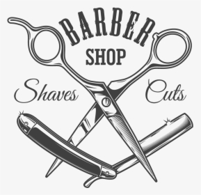 Davis Barber Shop Shave And Haircuts Center - Barber Shop Logo, HD Png Download, Transparent PNG