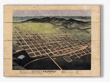 Old Maps Of Kalispell Montana, HD Png Download, Transparent PNG