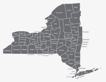 New York State Counties, Click A County To Search, HD Png Download, Transparent PNG