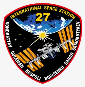 Iss Expedition 27 Patch - International Space Station Mission Patch, HD Png Download, Transparent PNG