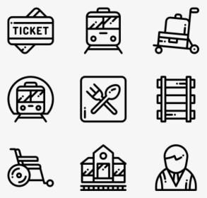 Railway - Hobbies Icon Png, Transparent Png, Transparent PNG