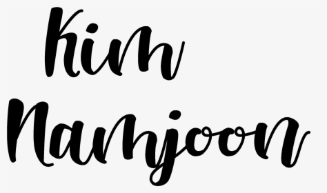 Font Kim Namjoon Bts 💕 ⚠️important Importante St - Kim Seok Jin Letras, HD Png Download, Transparent PNG