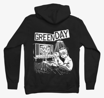 Green Day Tv Wasteland Zip Hoodie - Roy Woods Say Less Sweater, HD Png Download, Transparent PNG