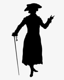 Victorian Man Shadow Theatre, Fashion Silhouette, 18th - French Clothing 18th Century Males, HD Png Download, Transparent PNG