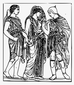 Hermes, Orpheus And Eurydice Clip Arts - Orpheus And Eurydice Coloring Page, HD Png Download, Transparent PNG
