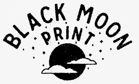 Black Moon Print, HD Png Download, Transparent PNG
