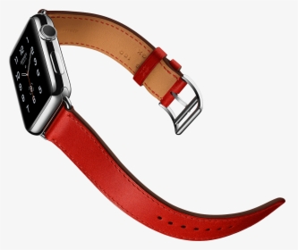 Apple Watch Hermes Edition - Apple Watch Hermes Strap Double Tour Red, HD Png Download, Transparent PNG