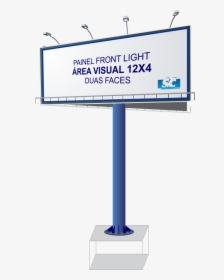 Placa Front Light - Estrutura Outdoor Png, Transparent Png, Transparent PNG
