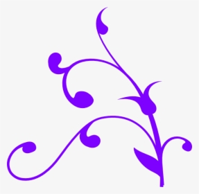 Purple Swirl Thing Clip - Tree Branch Clip Art, HD Png Download, Transparent PNG