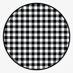 Apollo Design Sr 6121 Pic A Nic Weave B&w Superresolution - Red Gingham Circle, HD Png Download, Transparent PNG