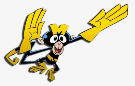 Cartoon Network Clipart Superhero - Cartoon Network Monkey Character, HD  Png Download , Transparent Png Image - PNGitem
