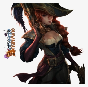 Miss Fortune Renders , Png Download - League Of Legends Miss Fortune Png, Transparent Png, Transparent PNG