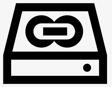 The Icon Is A Simplified Depiction Of A Hard Drive - Circle, HD Png Download, Transparent PNG