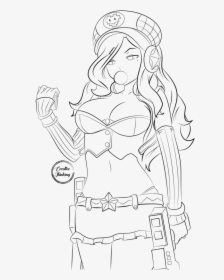 Arcade Drawing Miss Fortune Jpg Royalty Free Library, HD Png Download, Transparent PNG