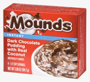 Mounds Dark Chocolate Pudding With Real Coconut, HD Png Download, Transparent PNG