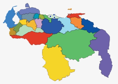 Mapa De Venezuela, HD Png Download, Transparent PNG