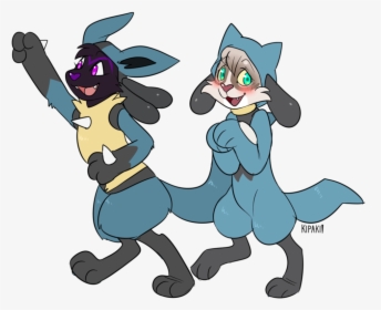 Riolu And Lucario Costumes, HD Png Download, Transparent PNG