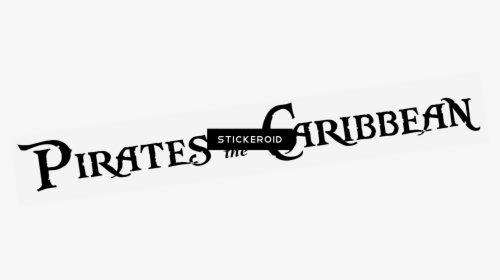 Pirates Of The Caribbean Text Logo, HD Png Download, Transparent PNG