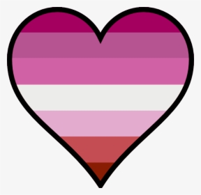 Heart Lesbian Pride, HD Png Download, Transparent PNG