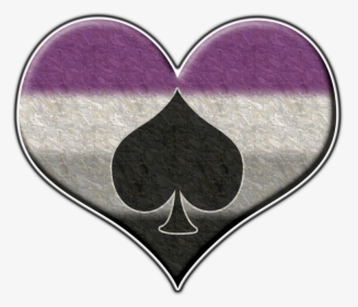 Large Texture Heart Filled With The Colors Of The Asexual, HD Png Download, Transparent PNG