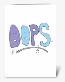 Oops Greeting Card, HD Png Download, Transparent PNG