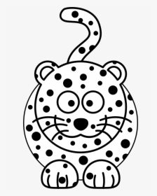 Cartoon Snow Leopard Coloring Page, HD Png Download, Transparent PNG