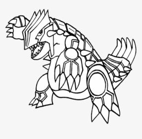 Pokemon Coloring Pages Groudon Coloring Home Kleurplatenvoorallecom, HD Png Download, Transparent PNG