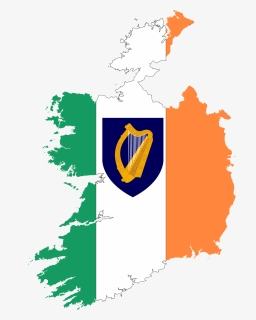 Republic Of Ireland Flag Of Ireland World Map Blank, HD Png Download, Transparent PNG