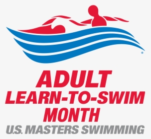 Adult Learn To Swim Month Logo Color, HD Png Download, Transparent PNG