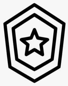 Shield Badge Star Reward Award Honor Achievement Comments, HD Png Download, Transparent PNG