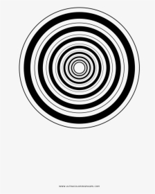 Concentric Circles Coloring Page, HD Png Download, Transparent PNG