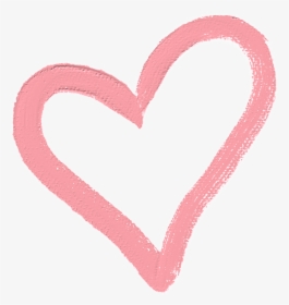 Heart Love Pink Brushstroke Brush Stroke Texture Overla, HD Png Download, Transparent PNG